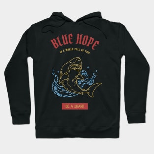 „Blue Hope“ Shark | Gift Hoodie